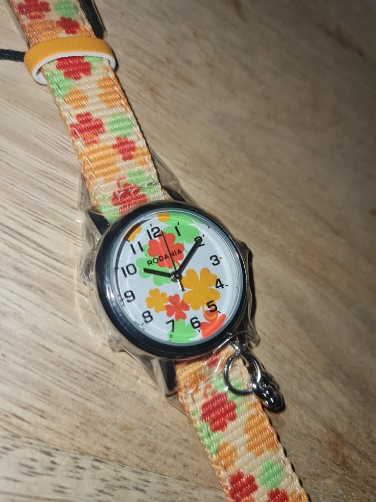 NOUVELLE montre Rodania pour enfants, Enlèvement ou Envoi, Neuf, Orange, Garçon ou Fille