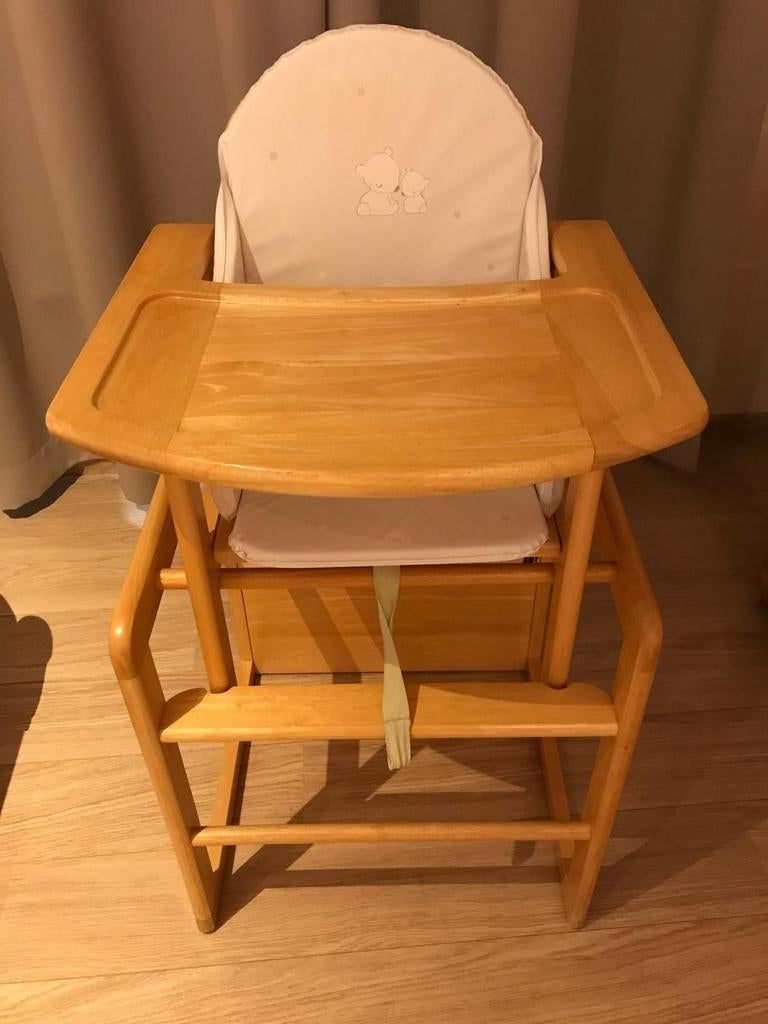 Combi Kinderstoel Tiamo Wood Collection, Ophalen, Zo goed als nieuw