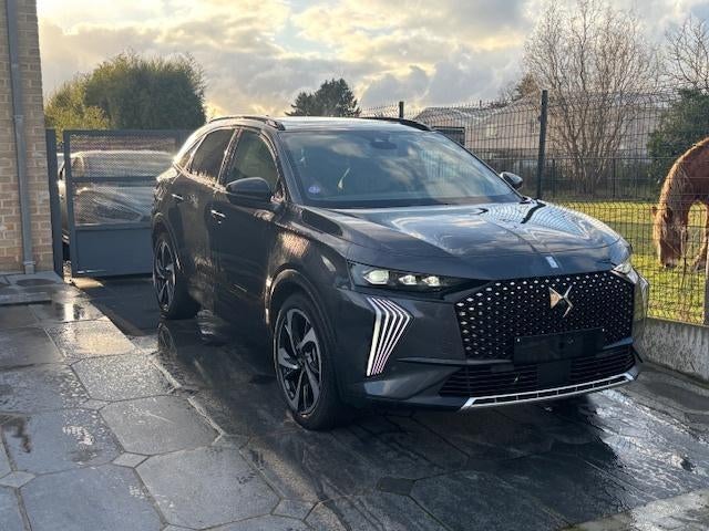 DS 7 * Essence/Électricité * E-tense * Seulement 27275 km, Autos, DS, Cuir, Argent ou Gris, Achat, Euro 6