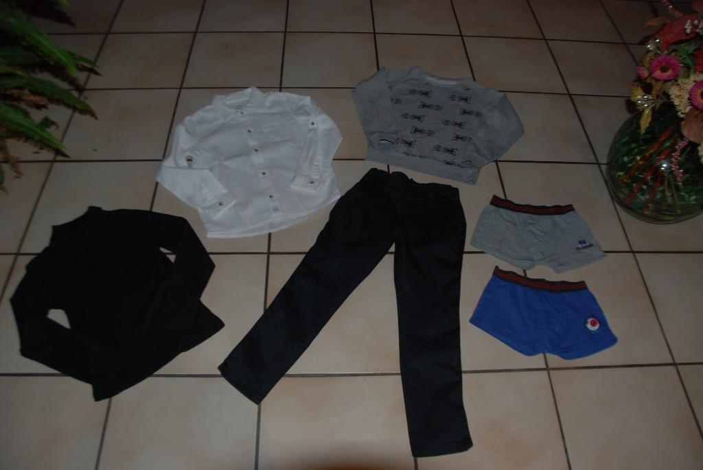 Joli lot de 6 vêtements assortis pour garçon T 7-8 ans! TBon, Enfants & Bébés, Vêtements enfant | Taille 128, Comme neuf, Garçon