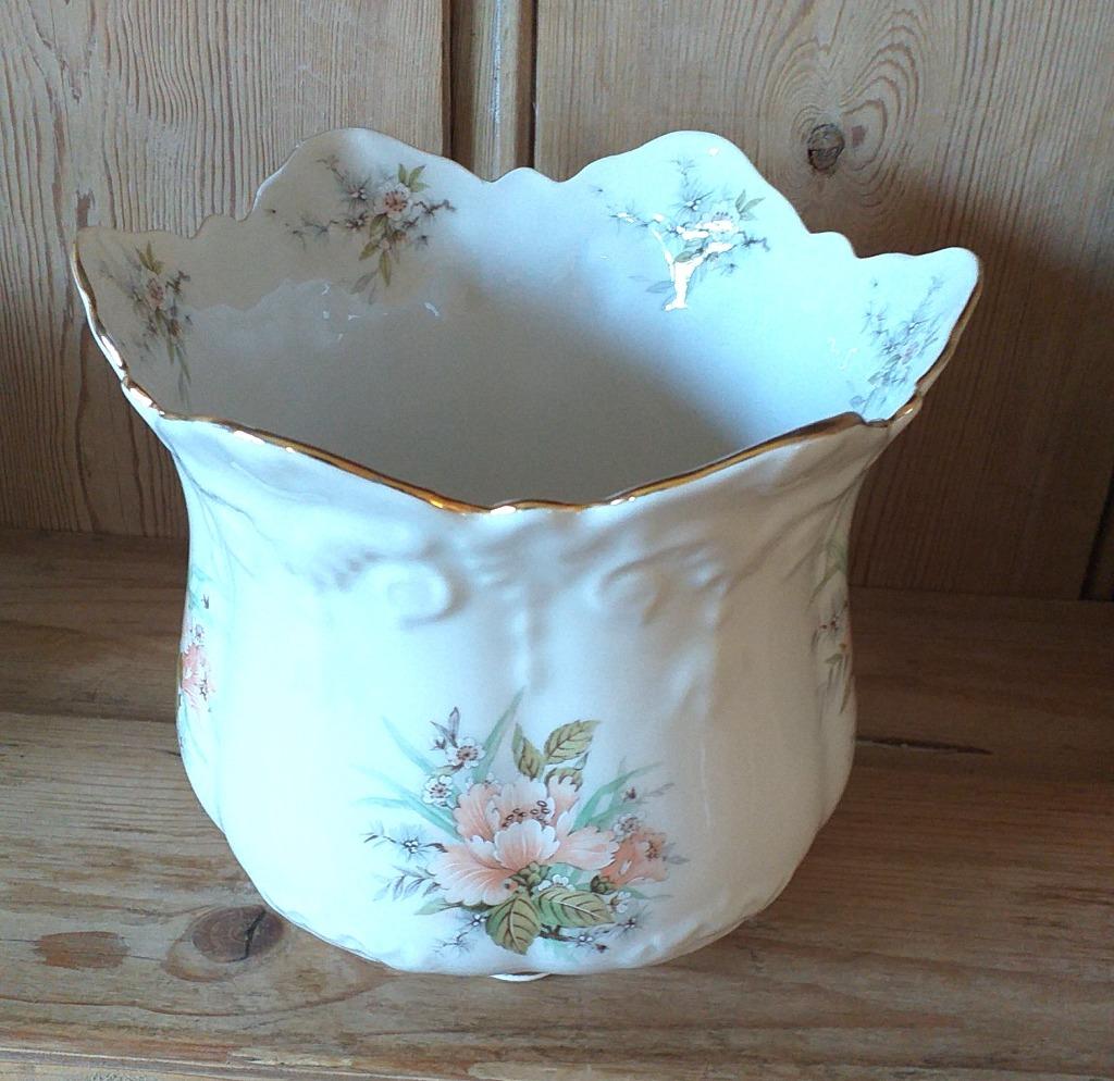 Cache-pot en porcelaine Brosnic Bone China - Victoriana, Ophalen of Verzenden