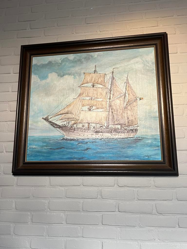 Schilderij uit 1984 van de Mercator, Ophalen