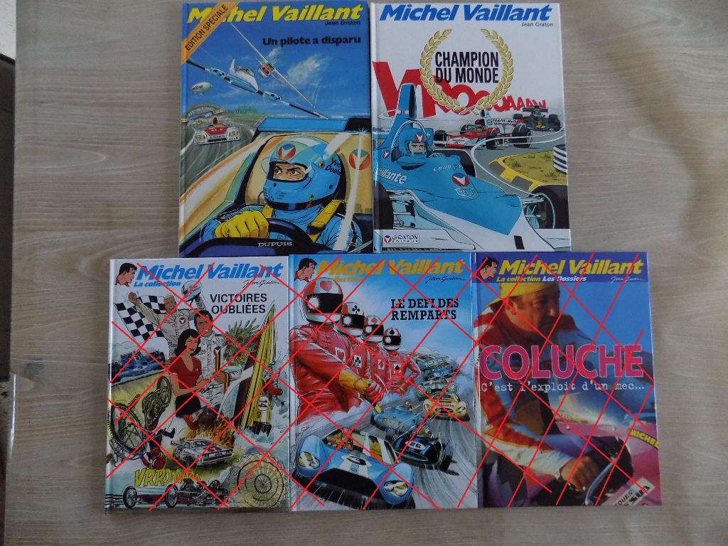 BD Michel Vaillant, Jean Graton, Plusieurs BD, Comme neuf, Enlèvement