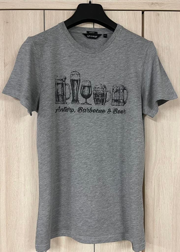 T-shirt : Antwrp : maat S slim fit, Ophalen of Verzenden, Zo goed als nieuw, Grijs, Antwrp