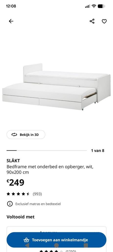 Nieuw bed, Huis en Inrichting, Slaapkamer | Bedden, Ophalen