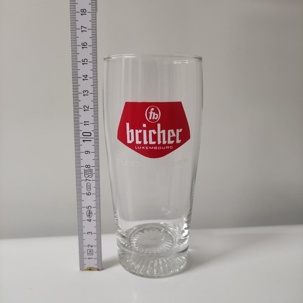 Verre Funck Bricher Luxembourg 33cl, Collections, Enlèvement ou Envoi