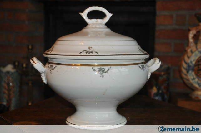 soupière en faience AMC wasmuel "vintage", Antiquités & Art, Enlèvement ou Envoi