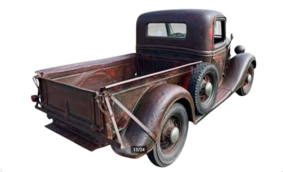 1936 Ford pickup V8 flathead patina ratlook oldtimer, foto 7