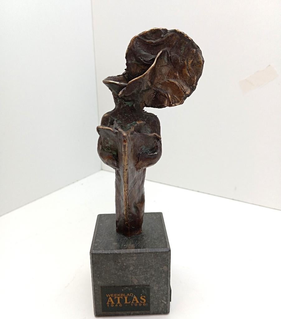 INGE DEWILDE brons beeld TOP abstract, Ophalen of Verzenden, Brons