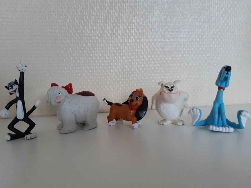 5 Foofur figurines Schleich 1986, Envoi