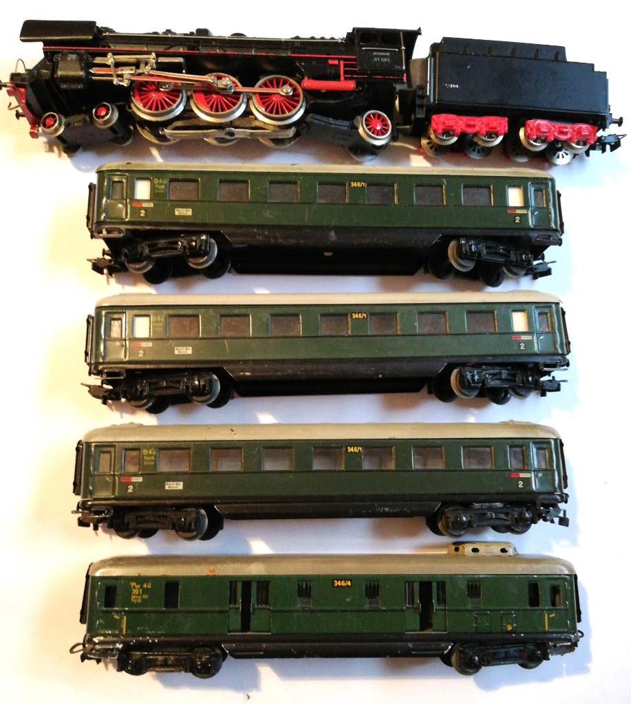 train marklin années 1950, Analogique, Enlèvement ou Envoi, Courant alternatif, Utilisé