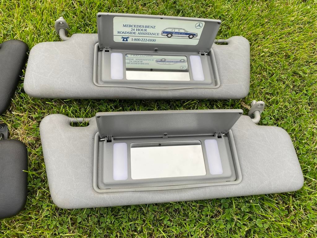 W124 mercedes zonneklep met verlichting, Ophalen
