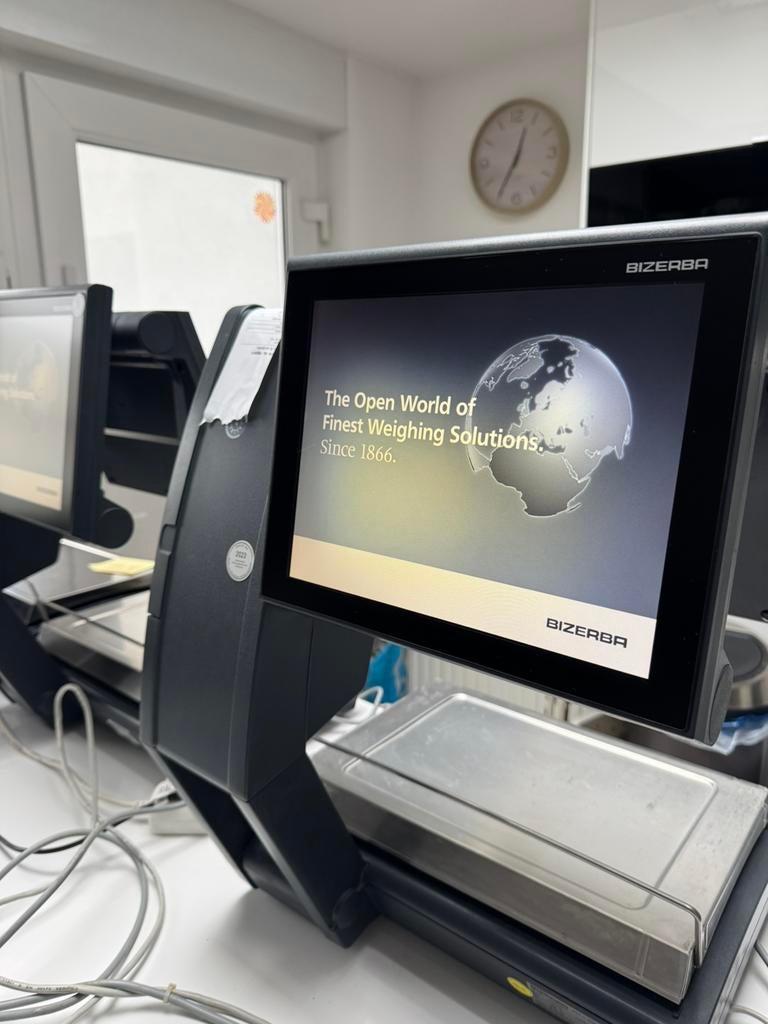 BIZERBA KH II 800 kassaweegschaal, Ophalen