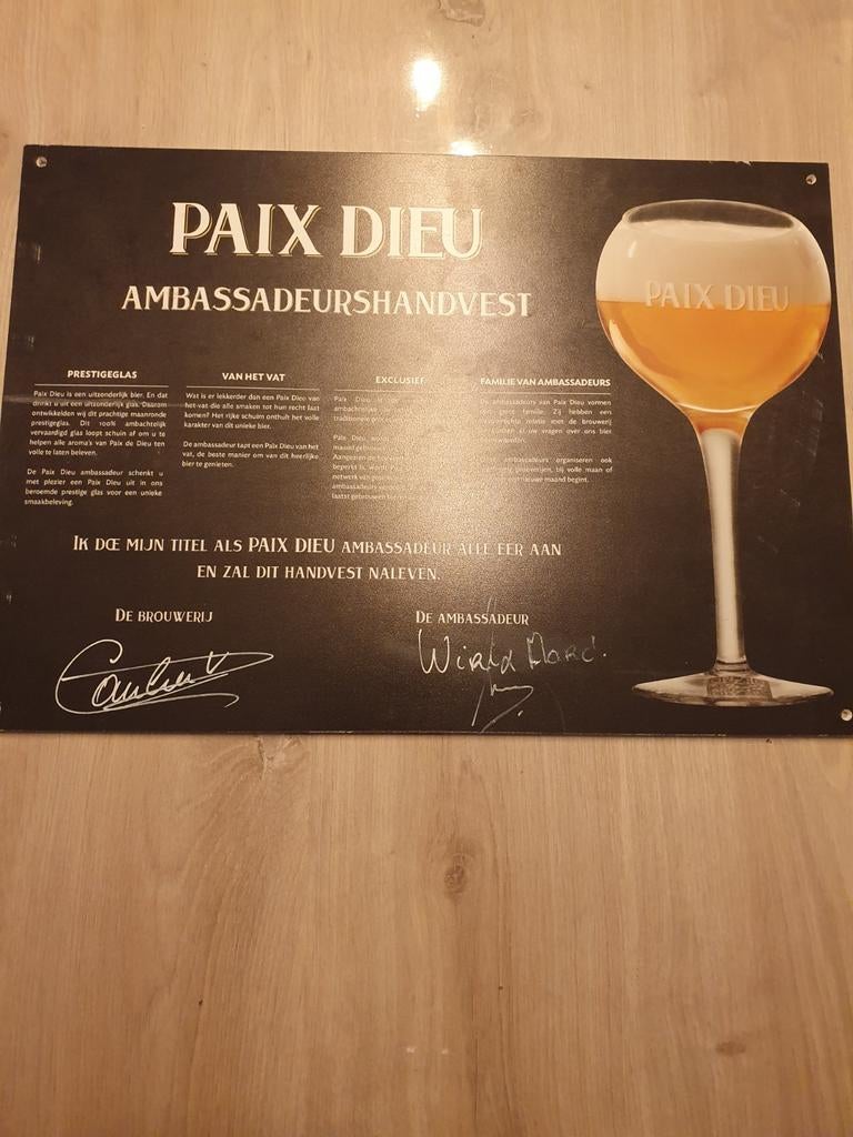 Assiette Paix Dieu, Enlèvement