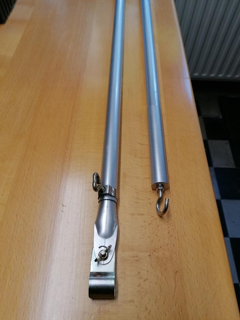 Barres de toit en aluminium Ø25mm pour auvent de caravane., Enlèvement ou Envoi, Comme neuf