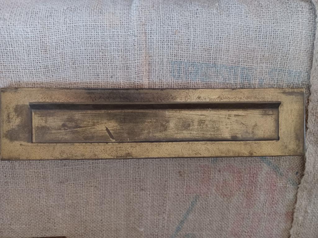 Brievenbus met klep 33,50x7,70, Ophalen, Gebruikt, Overige materialen, Brievenbusklep
