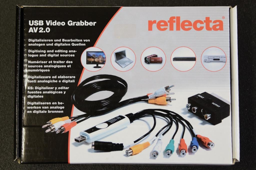 USB VIDEO GRABBER REFLECTA, Ophalen of Verzenden, Nieuw, Componentkabel