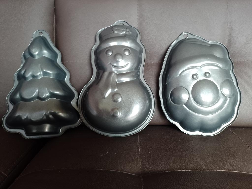 3 vormen voor cake in kerstmotief, Enlèvement, Utilisé