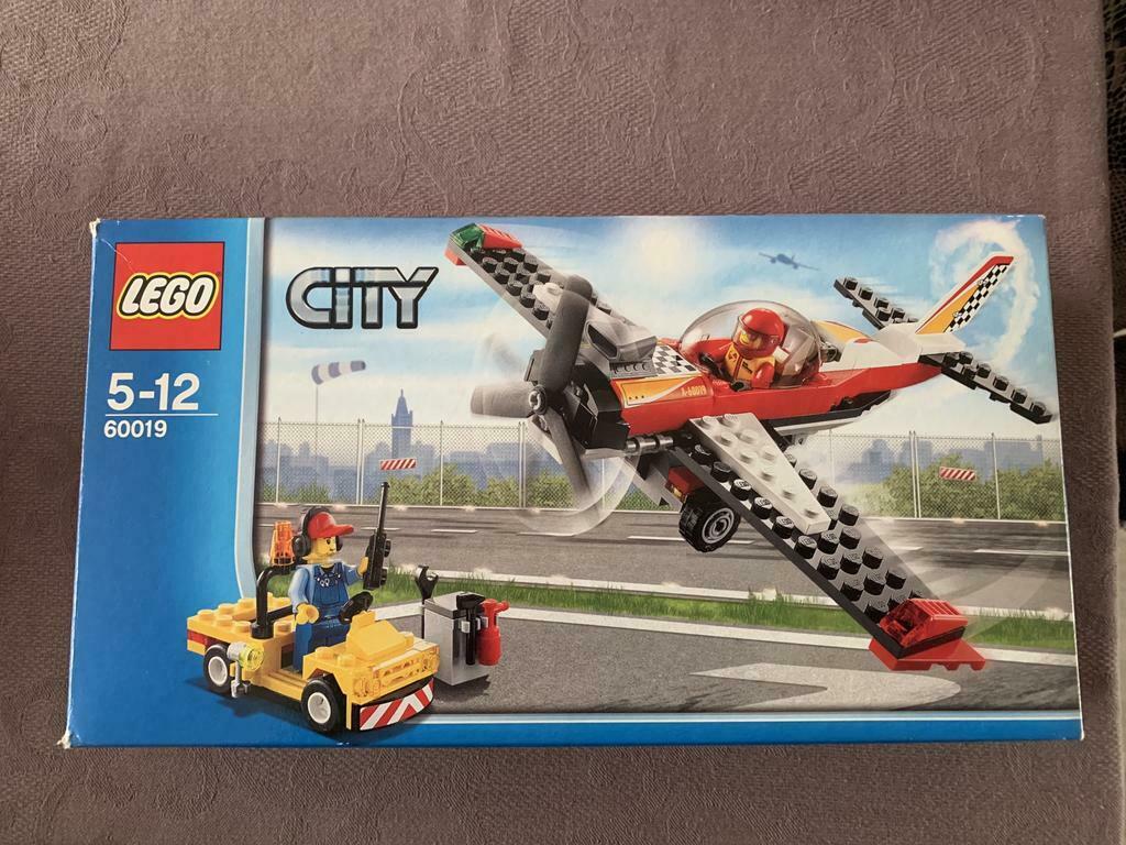 Lego city stuntvliegtuig 60019, Gebruikt, Complete set, Lego
