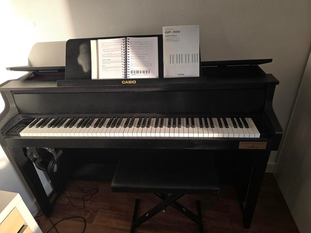 Casio Grand Hybrid GP300, Piano à Queue Numérique Hybride,