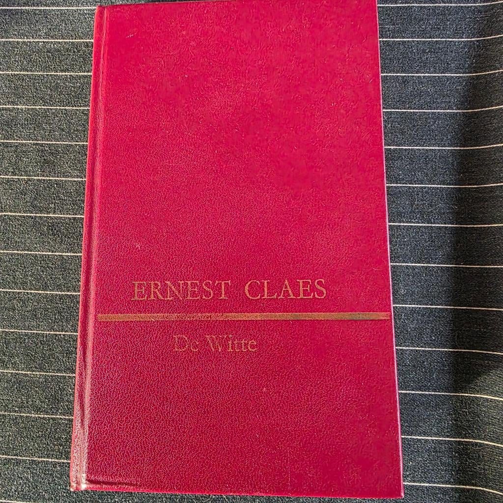 DE WITTE ERNEST CLAES BOEK TE KOOP 2, Ophalen of Verzenden, Gelezen, België