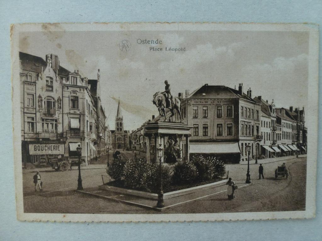 Oostende  Ostende Place Léopold, Verzenden, Ongelopen, Stad of Dorp