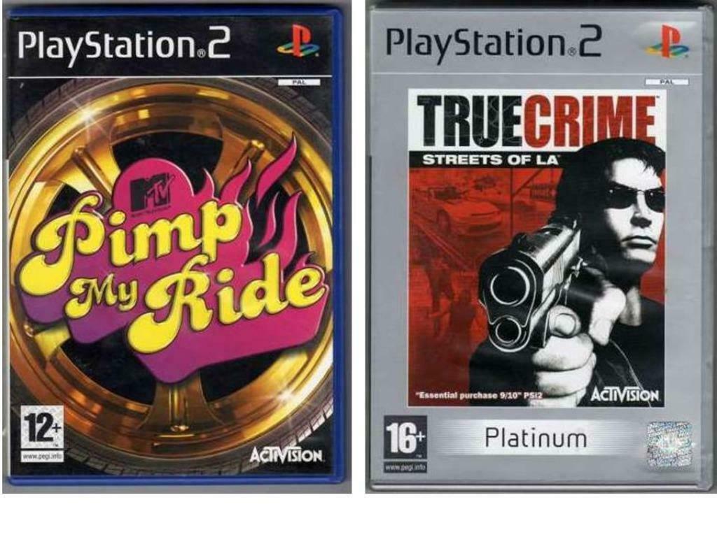 2 spelletjes voor de playstation 2(true crime +pimp my ride), Enlèvement ou Envoi, Utilisé, Aventure et Action