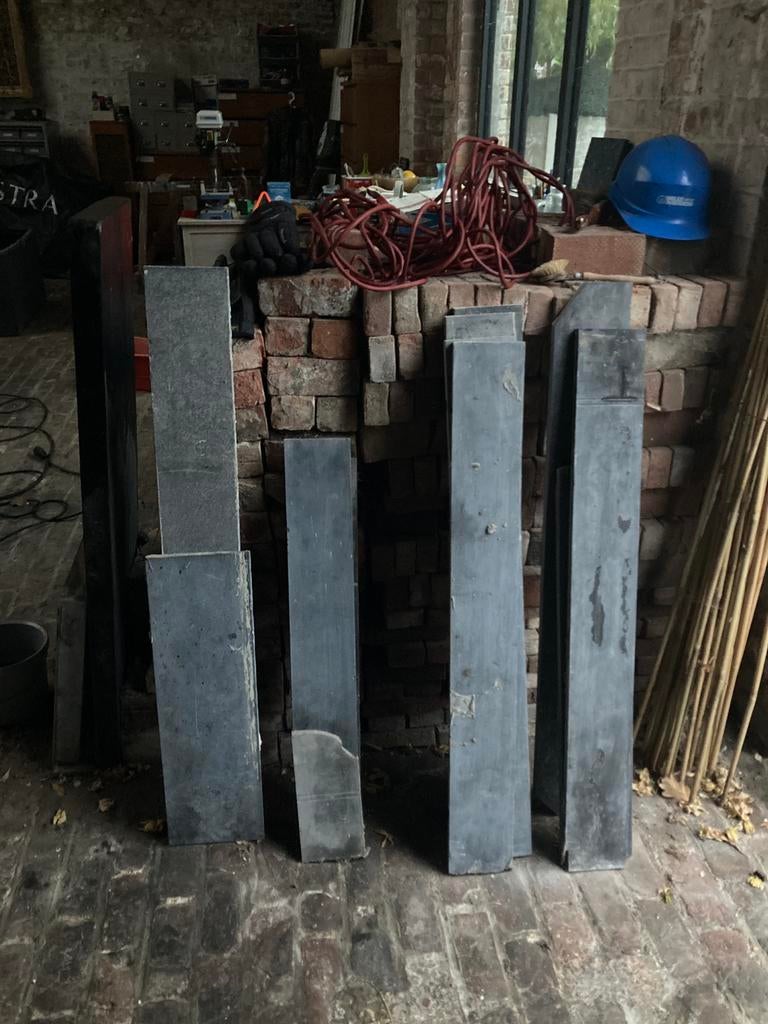 Lot arduin, blauwe hardsteen, Bordure, Utilisé, 100 à 200 cm, Enlèvement