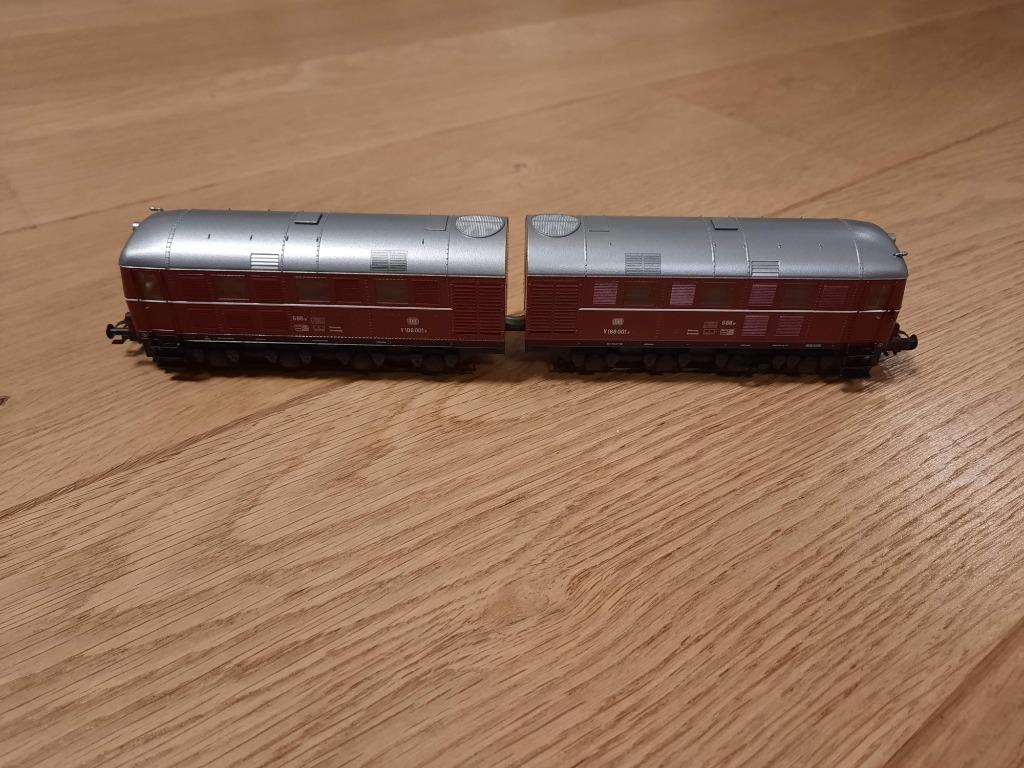 Märklin 37283 - double locomotive diesel-électrique DB, Enlèvement ou Envoi, Courant alternatif, Comme neuf, Locomotive