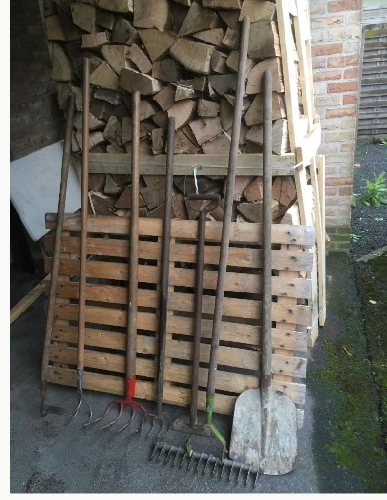 Tuingereedschap, Tuin en Terras, Hand-tuingereedschap, Ophalen, Gebruikt, Schop