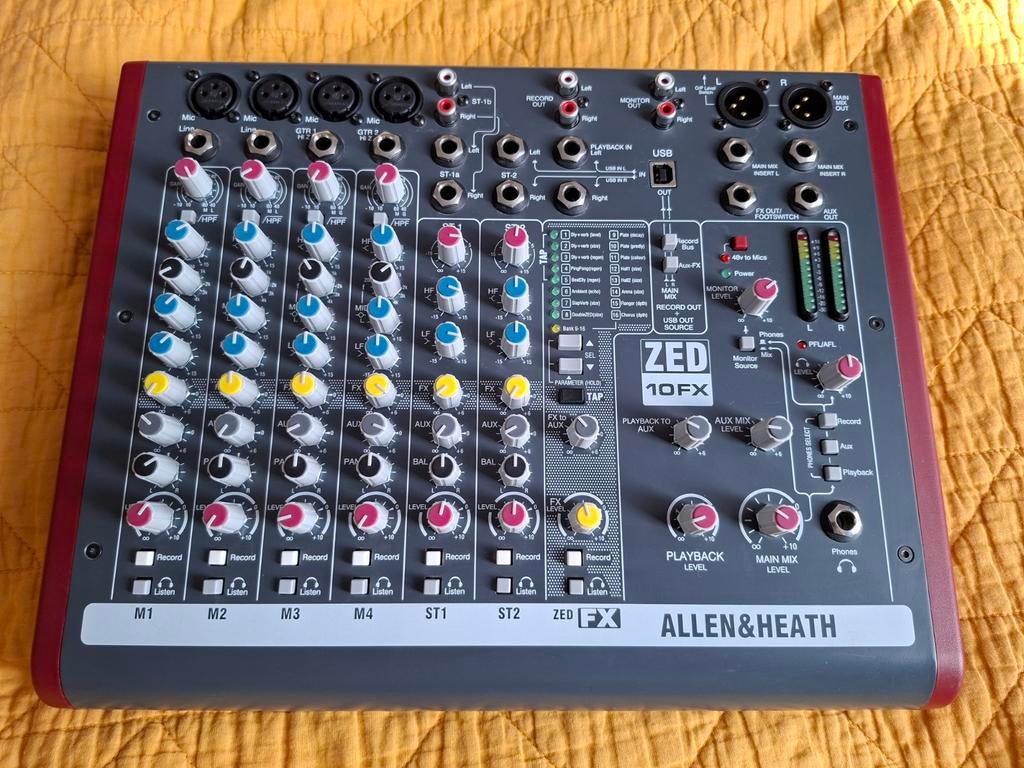 Mixer Allen & Heath ZED 10FX, Musique & Instruments, Tables de mixage, Enlèvement