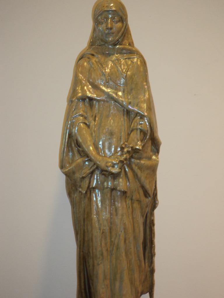 1904 Alph. DE TOMBAY Art Nouveau Allegorie van de zuiverheid, Antiek en Kunst, Ophalen