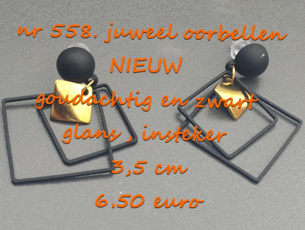 558. Bijou : boucles d'oreilles, NEUF, frais de port inclus, Bijoux, Sacs & Beauté, Boucles d'oreilles, Neuf, Puces ou Clous, Autres matériaux