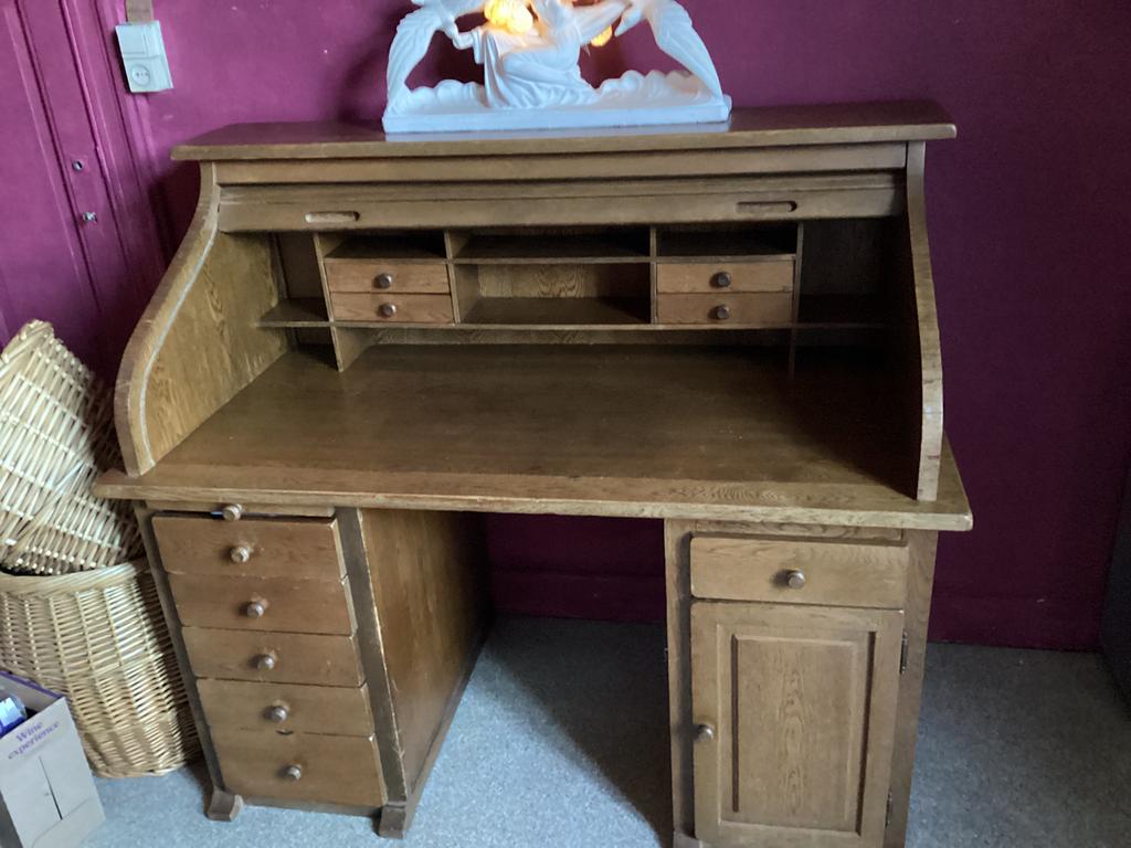 Bureau met rolluik, Enlèvement, Utilisé