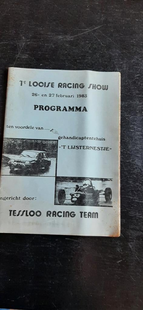 Programmaboekje Rally van Looi 1983, Ophalen of Verzenden, Zo goed als nieuw