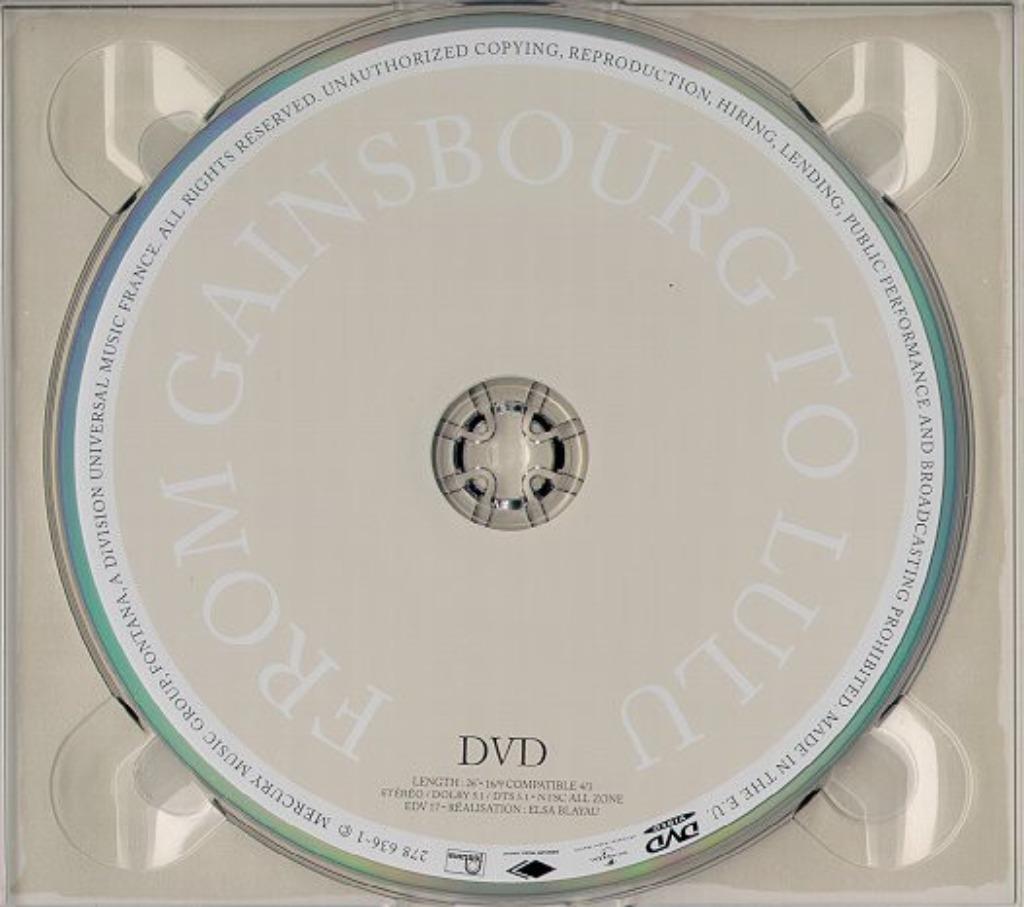 Lulu Gainsbourg – From Gainsbourg To Lulu CD + DVD 💿 📀, Enlèvement ou Envoi, Comme neuf, Coffret