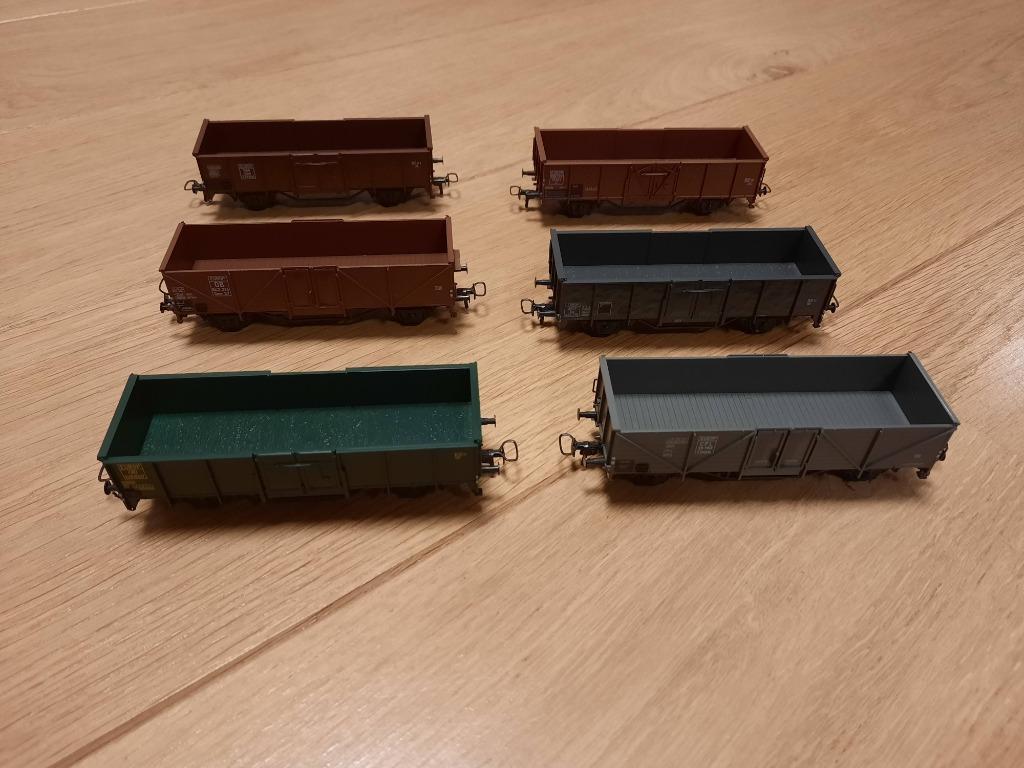 Klein Modellbahn SoSe10/95 - set de 6 wagons tombereau, Ophalen, Zo goed als nieuw, Treinset, Overige merken