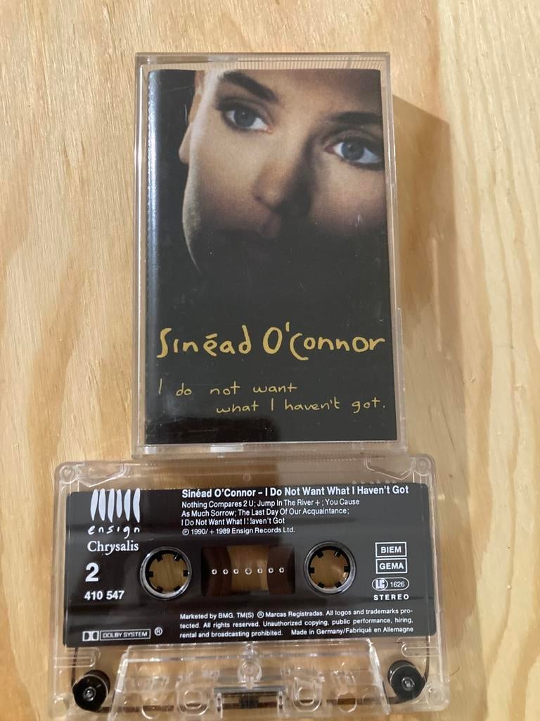 Sinead o’Connor cassette, Enlèvement ou Envoi, Comme neuf