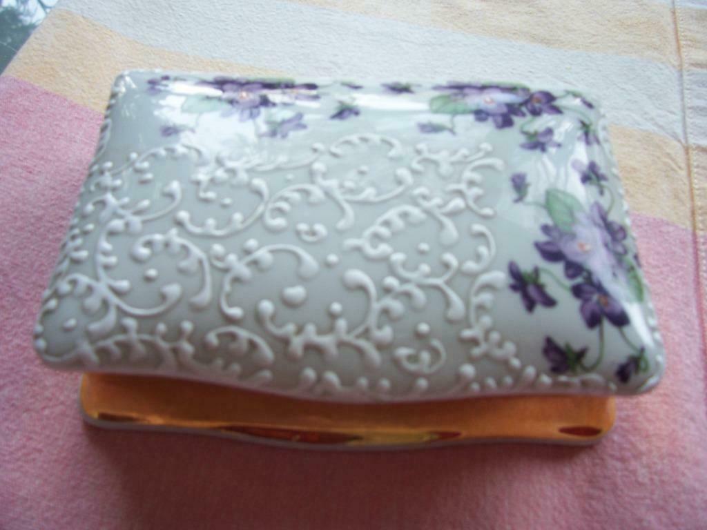 Limoges porseleinen sieradendoos, Antiek en Kunst, Curiosa en Brocante, Ophalen of Verzenden