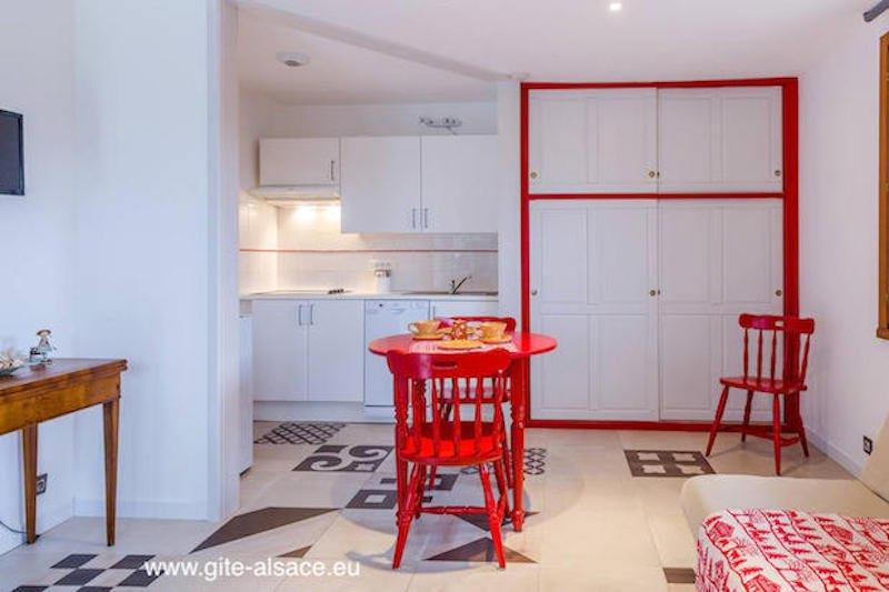 Gîte 40 m² – Route des Vins – Hunawihr – Parking - RDC, Dorp, Internet, In bergen of heuvels, Elzas of Lotharingen