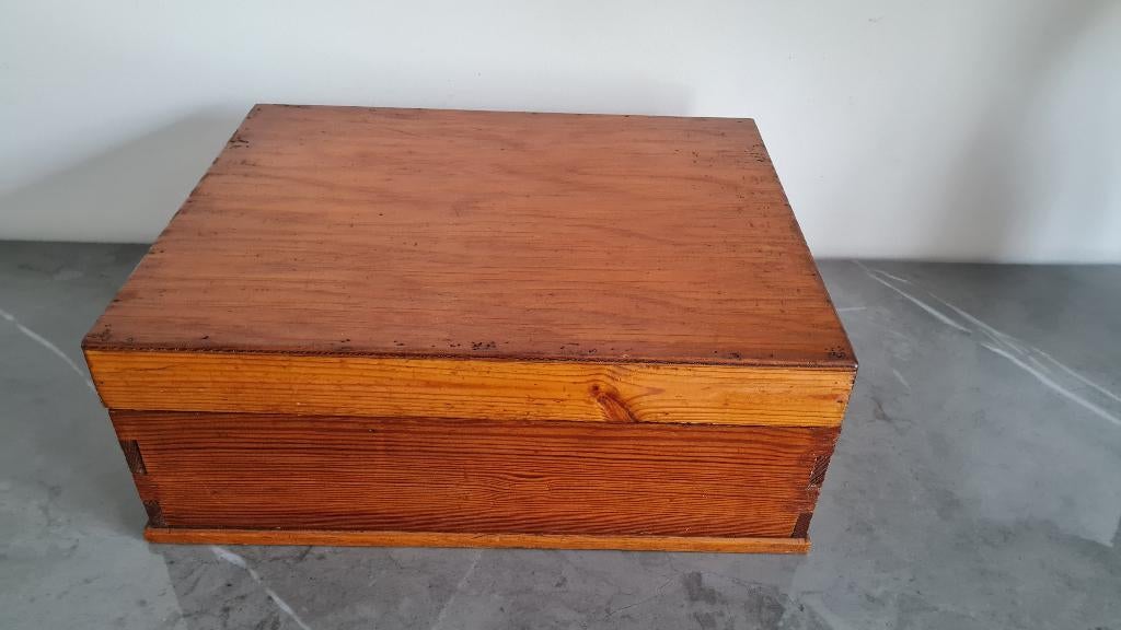 Houten opbergkoffer - schilderskoffer - naaidoos, Ophalen of Verzenden
