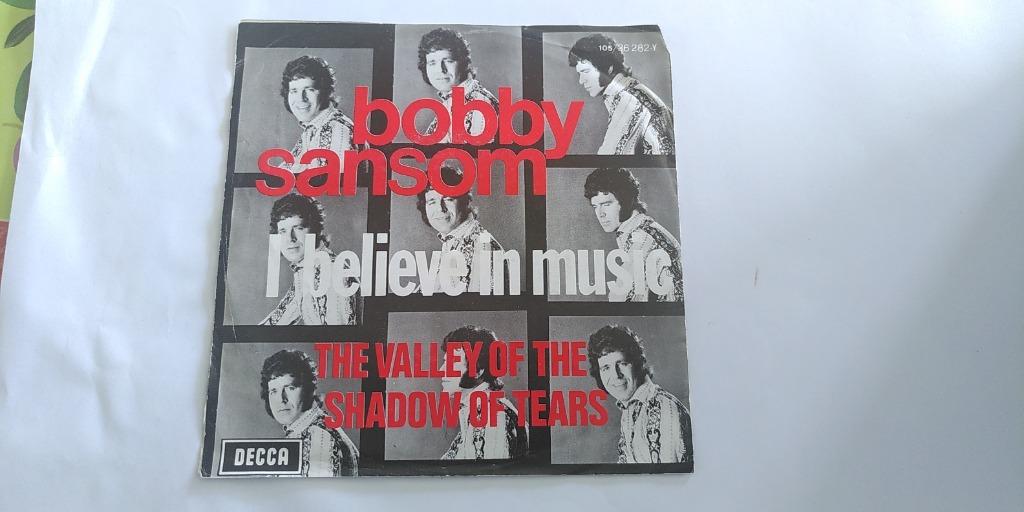 SINGLE BOBBY SANSOM --I BELIEVE IN MUSIC--, CD & DVD, Vinyles Singles, Utilisé, Pop, Enlèvement ou Envoi