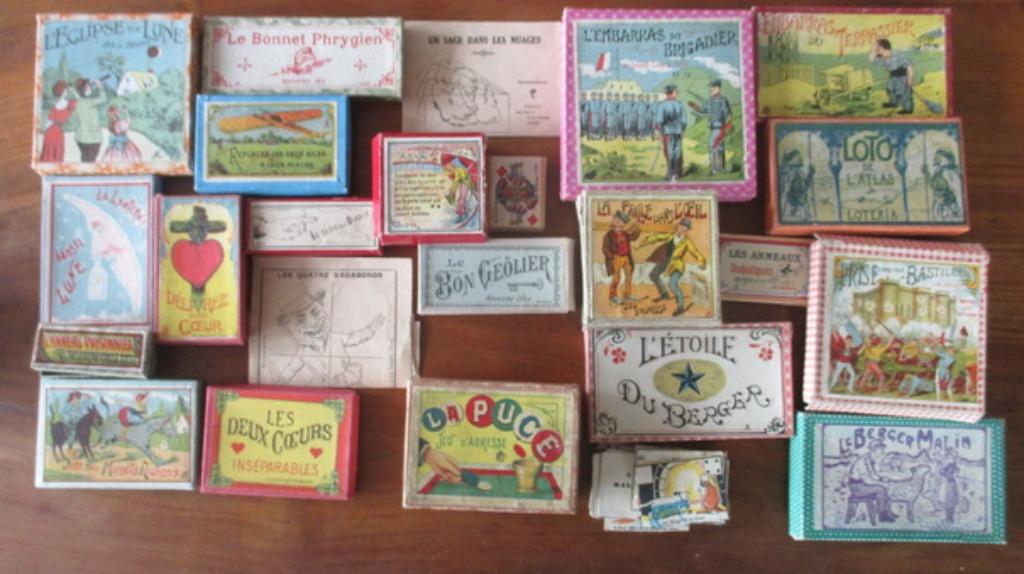 collectie antieke behendigheidsspellen jeux reunis, Verzenden