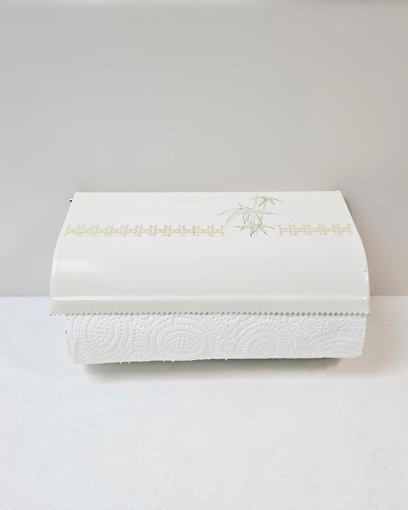 Vintage keukenrolhouder - BRABANTIA - bamboe, Ophalen of Verzenden