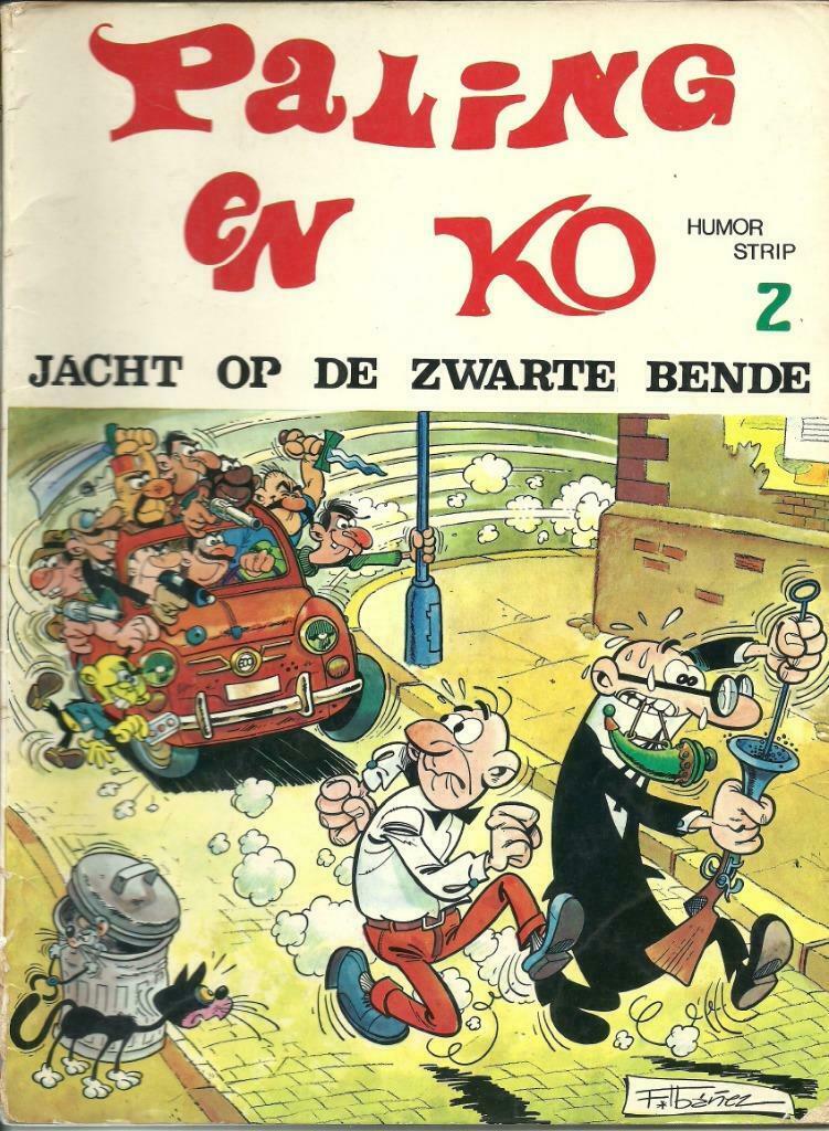 Paling en Ko : Jacht op de zwarte bende, Boeken, Eén stripboek, Ophalen of Verzenden, Gelezen