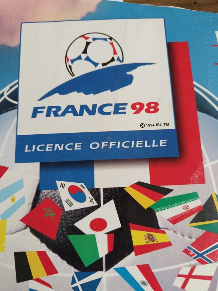 Panini recup stickers France 98: emblemen,..., Verzamelen, Ophalen of Verzenden, Gebruikt