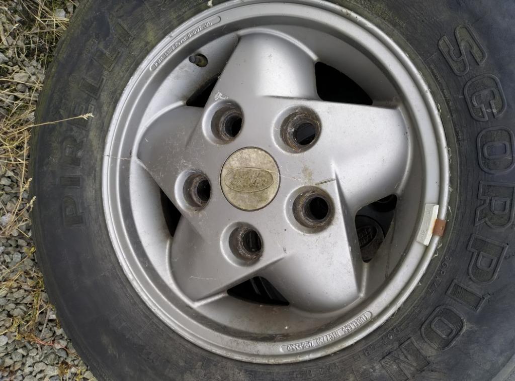 ALU velgen land rover discovery I / Range Rover 4stuks, Auto-onderdelen, Banden en Velgen, Ophalen, Gebruikt, Terreinwagen, Velg(en)