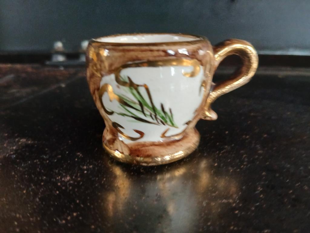 3 antieke kopjes, Antiek en Kunst, Ophalen of Verzenden