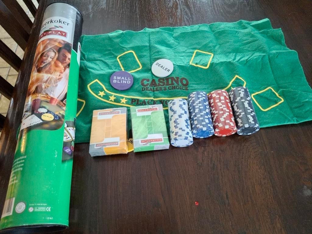 Pokerspel nieuw, Ophalen