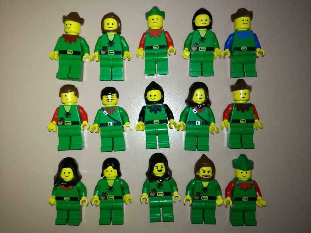 lego ridders forestmen robin hood minifigs castle - lot Z, Ophalen of Verzenden, Gebruikt, Lego